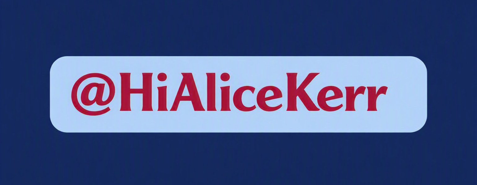 @HiAliceKerr Banner